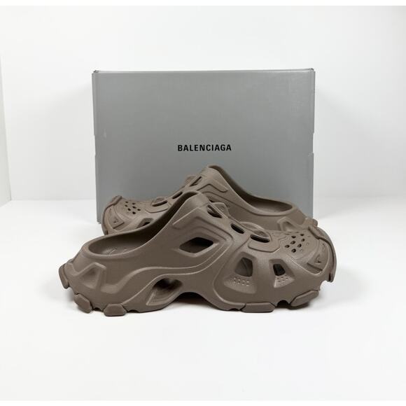 Size 45EU/12US - Balenciaga HD Mule Slip On Taupe NEW! main image 6